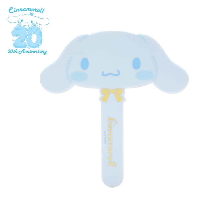 Sanrio Face-shaped Hand Mirror Cinnamoroll (Sky Blue Candy Design)