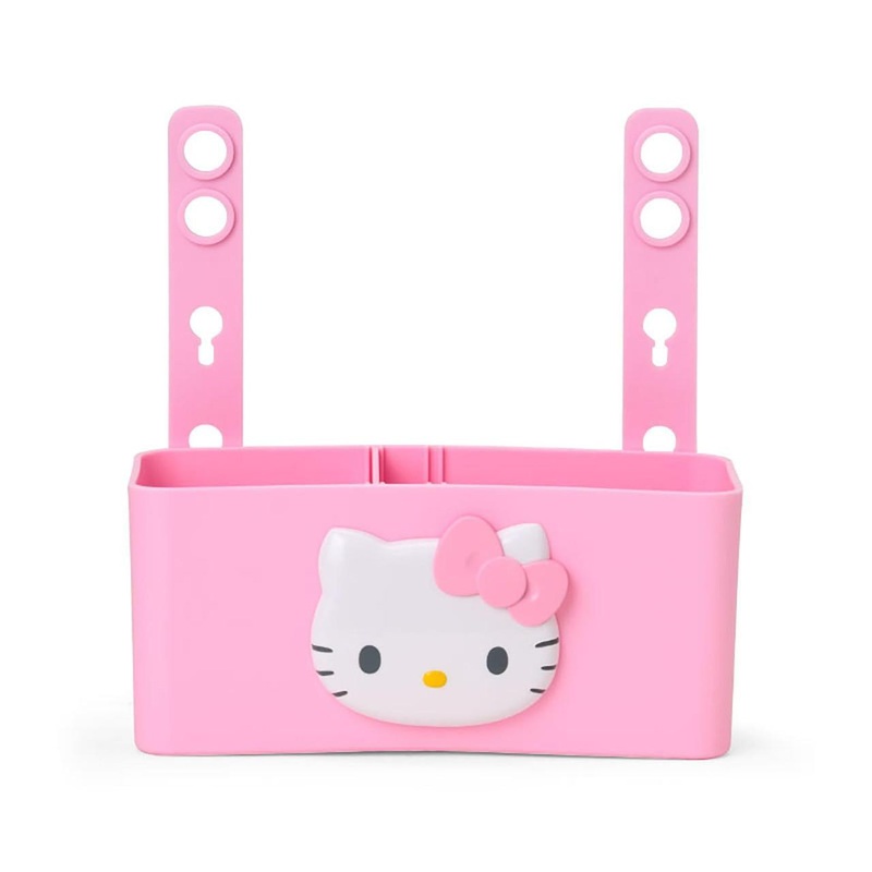 Sanrio Hello Kitty Car Basket Storage Case Box Accessory Holder Car Items Car Goods 548154