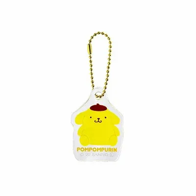 T’s Factory Sanrio Mini Acrylic Keychain Pom Pom Purin