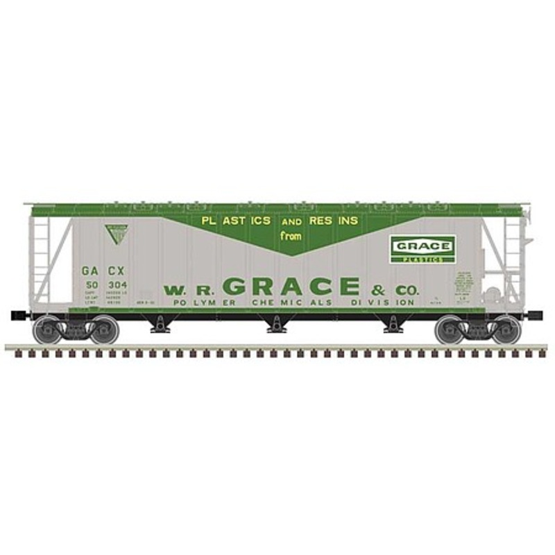 3500 Dry-Flo 3-Bay Covered Hopper WR Grace 50234