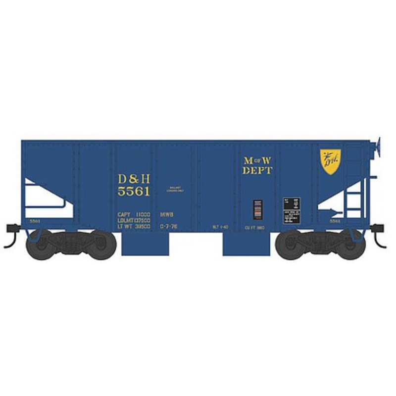 55 ton Fishbelly Hopper D&H Ballast Car #5561