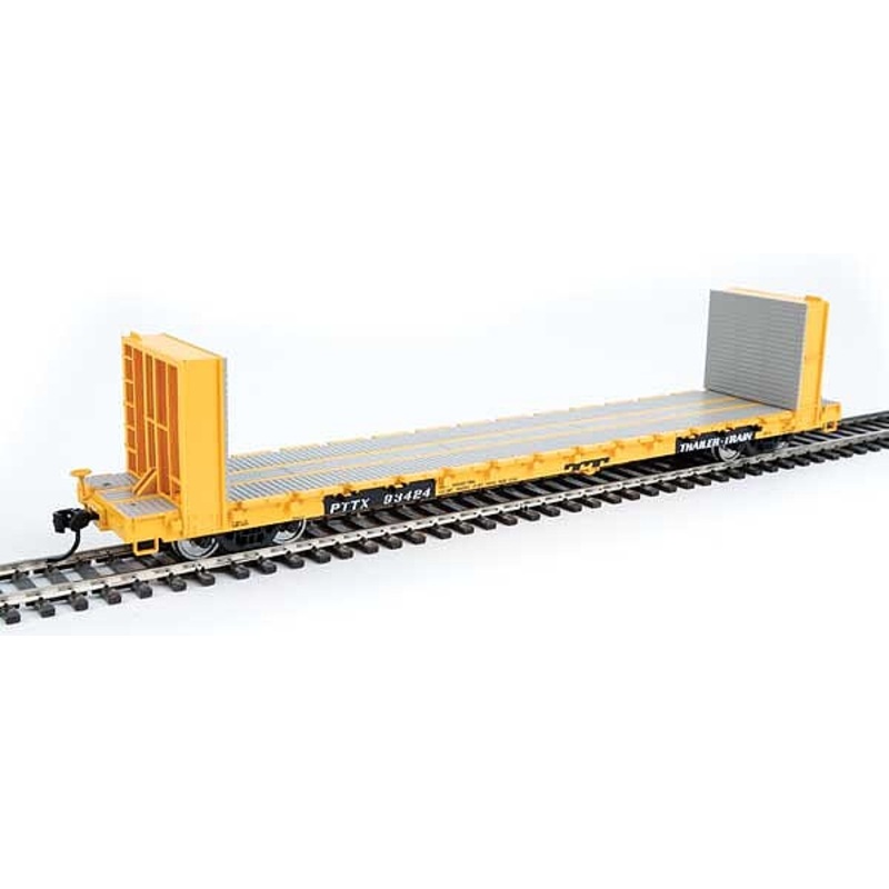 60′ Pullman-Standard Bulkhead Flatcar – PTTX #93424