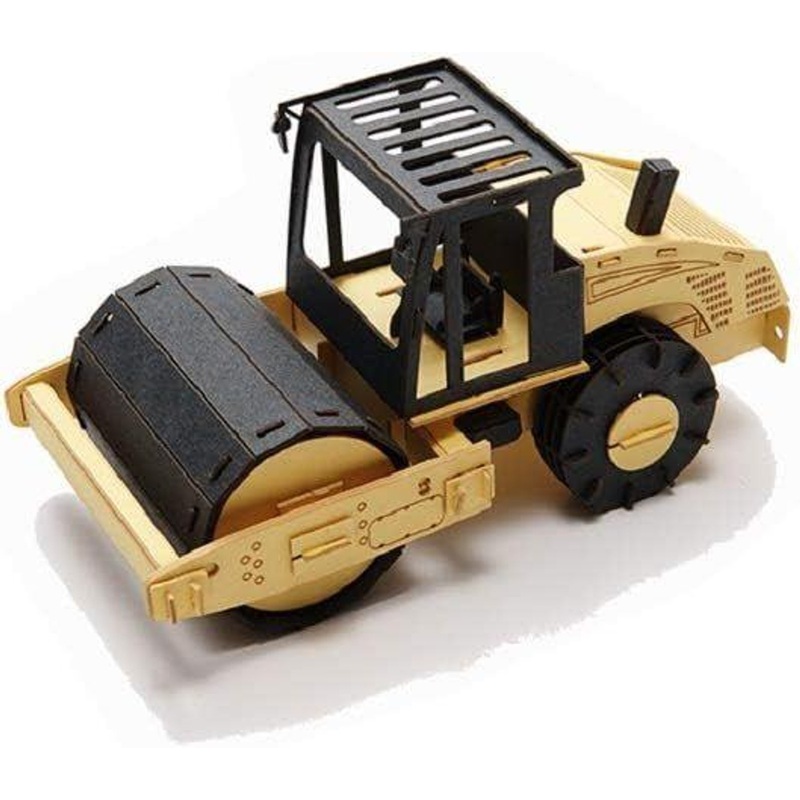 Aozora Cars Craft Papercraft Kit Road Roller