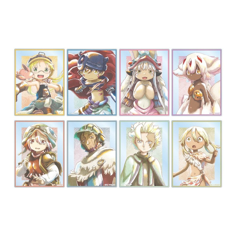 arma bianca Made in Abyss Acrylic Card Collection Ani-Art Aqua Label 8pcs Box