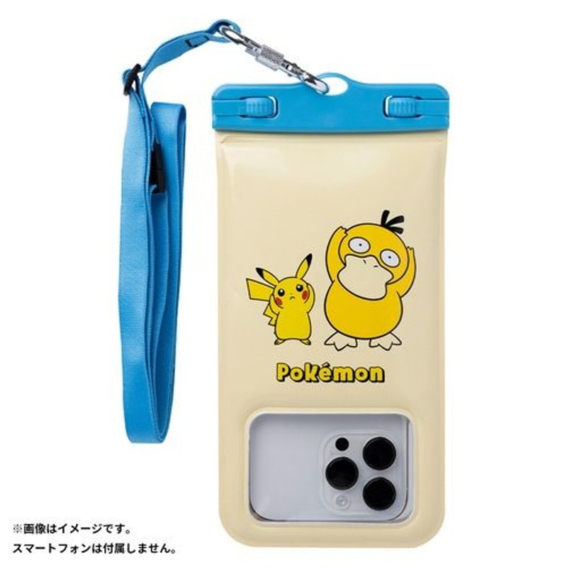 Pokemon Center Original DIVAID Smartphone Floating Waterproof Case Pikachu & Psyduck