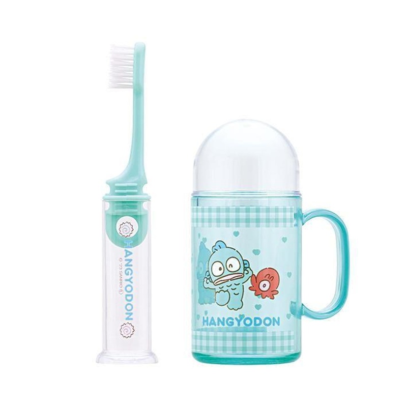 Skater Sanrio Toothbrush Set Hangyodon and Friends