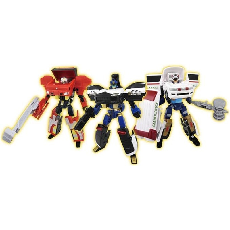 Takara Tomy Tomica Heroes JOBRAVER Police Fire and Emergency DX Entry Set