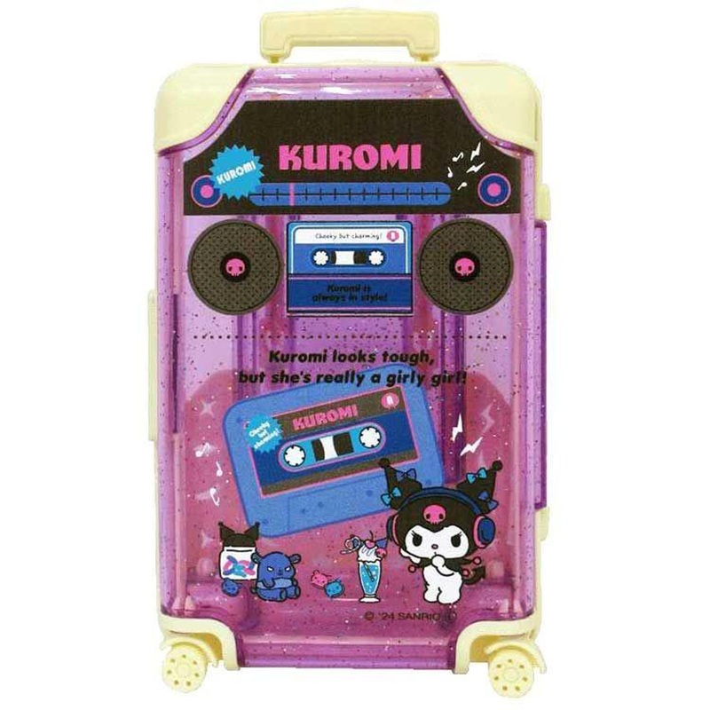 Unique730 Sanrio Mini Luggage-Shaped Case Kuromi