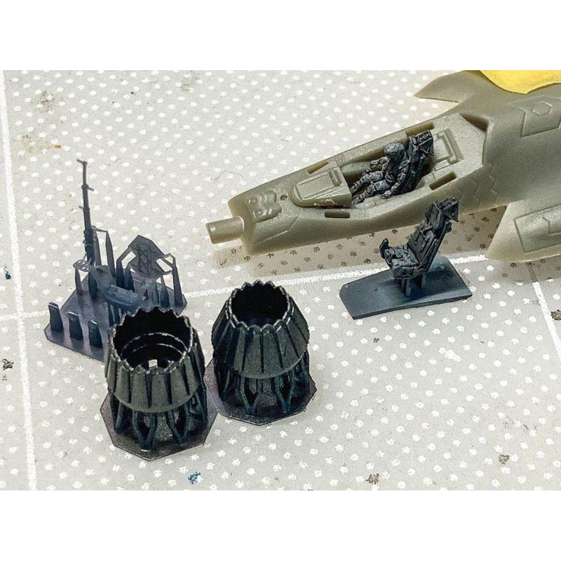 1/144 F-35A Detail & Pilot Set Plastic Model