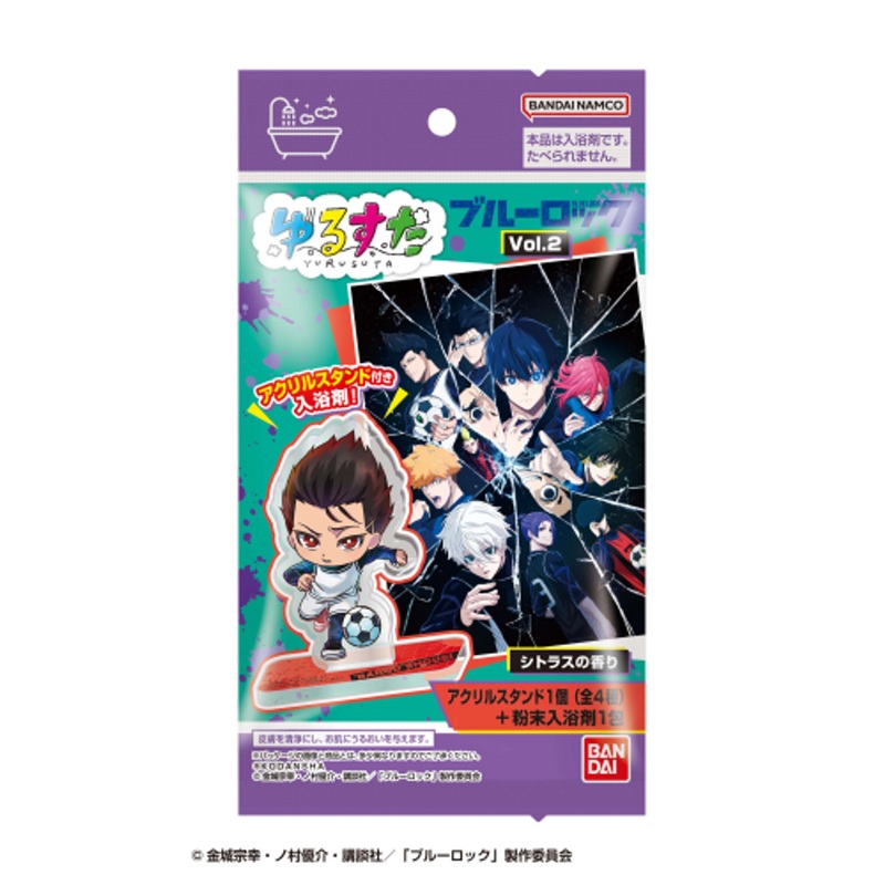 Bandai Life Yurusta Acrylic Stand Collection Blue Lock Vol.2 (SINGLE RANDOM)