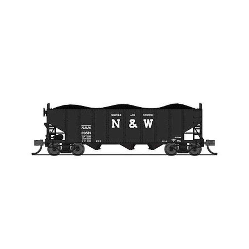 H2A Hopper car Norfolk & Western 24” lettering pack B