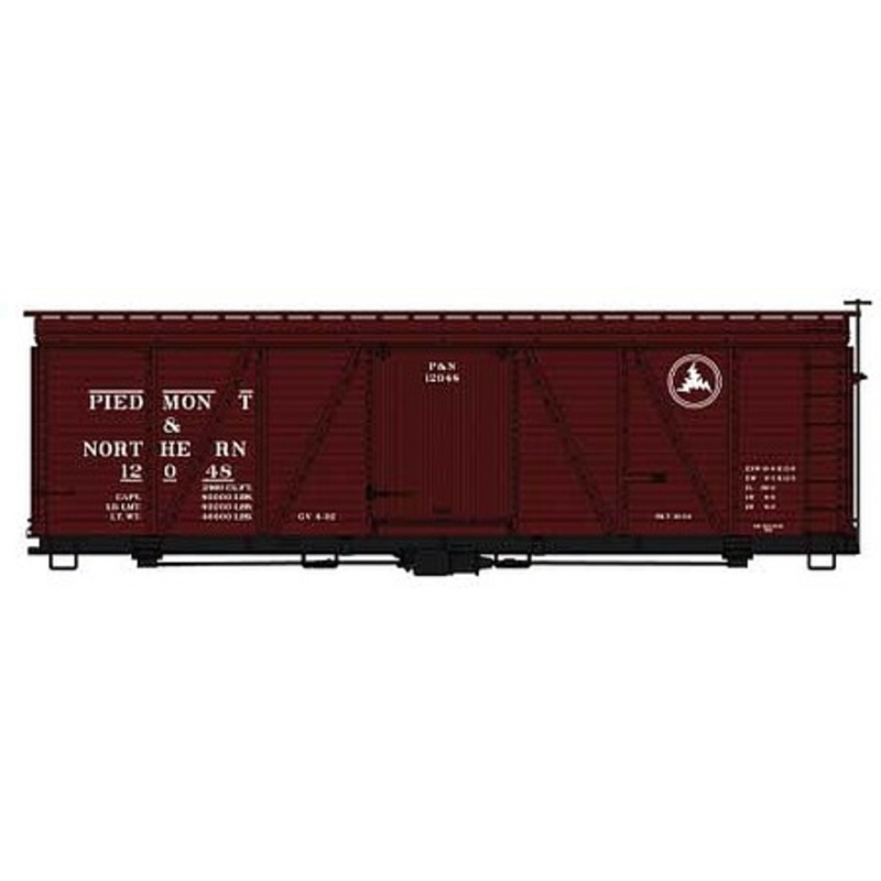HO 36′ Fowler Wood Boxcar Piedmont & Nor