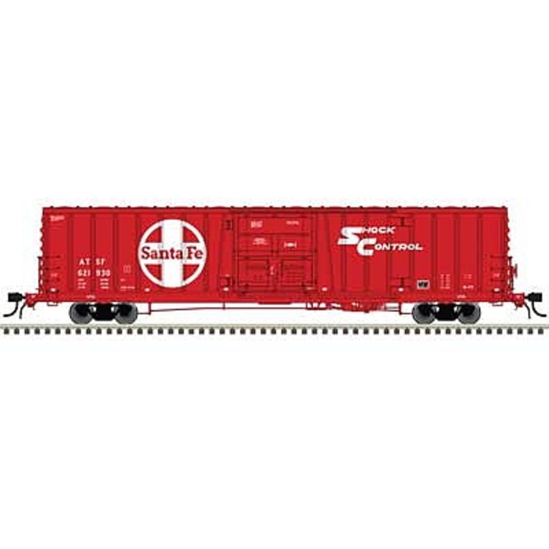 HO BX-177 Box Car Sante Fe Shock #622017