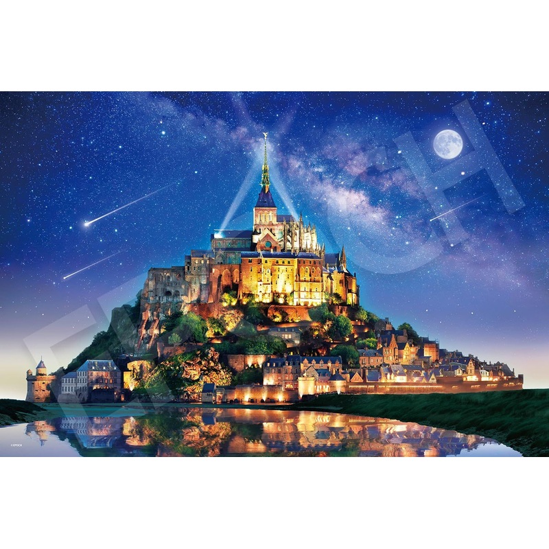 Jigsaw Puzzle Mont Saint-Michel, Where Stars Fall – France (1000 Pieces)