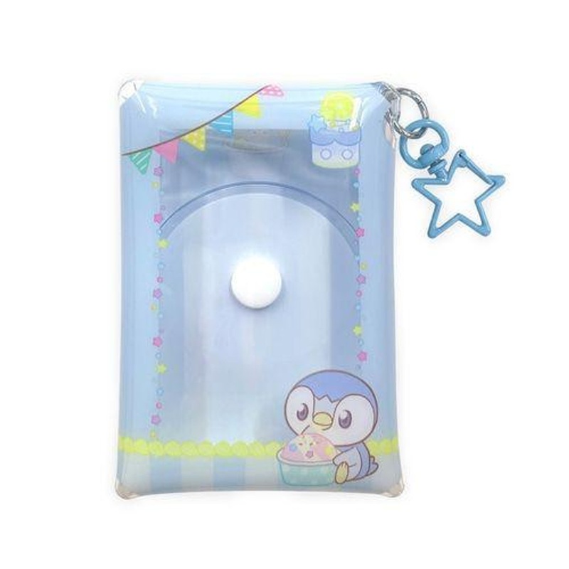Pokemon Center Original PokePeace Clear Photo Case Piplup (Sweets Shop)
