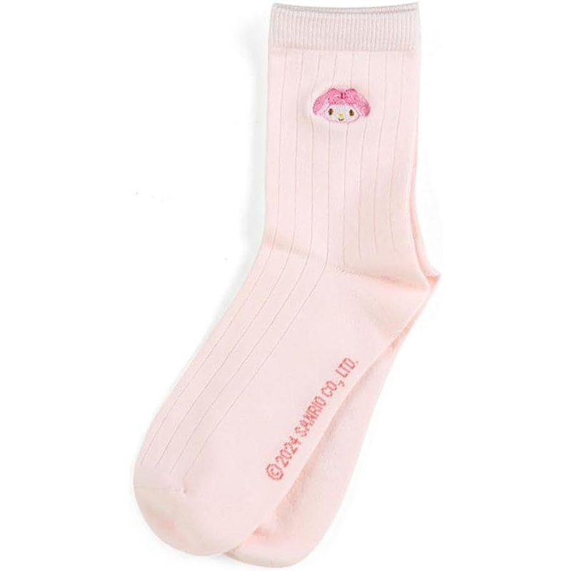 Sanrio Embroidered Socks My Melody (23-25cm)