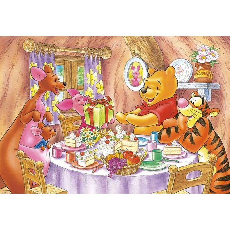 Tenyo DK70-029 Jigsaw Puzzle Disney Winnie The Pooh – Congratulations Piglet (70 Pieces) Child Puzzle