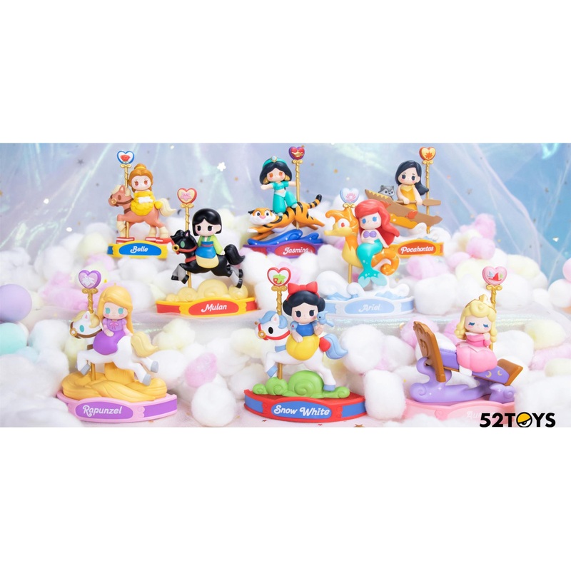 52Toys Blind Box Disney Princess Carousel 8 Piece Box