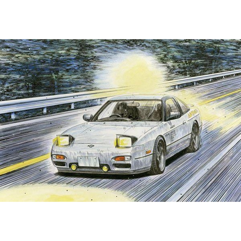 Fujimi 1/24 Initial D Series No.007 180SX Kenji Plastic Model