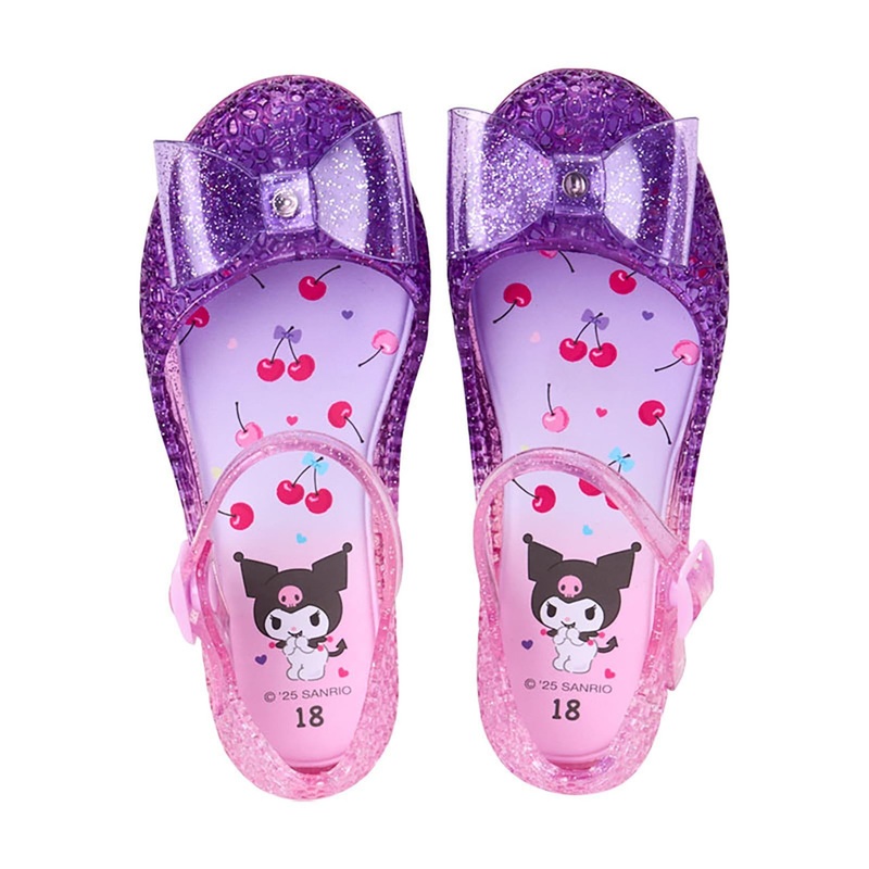 Sanrio Kuromi Kids Clear Sandals 18cm
