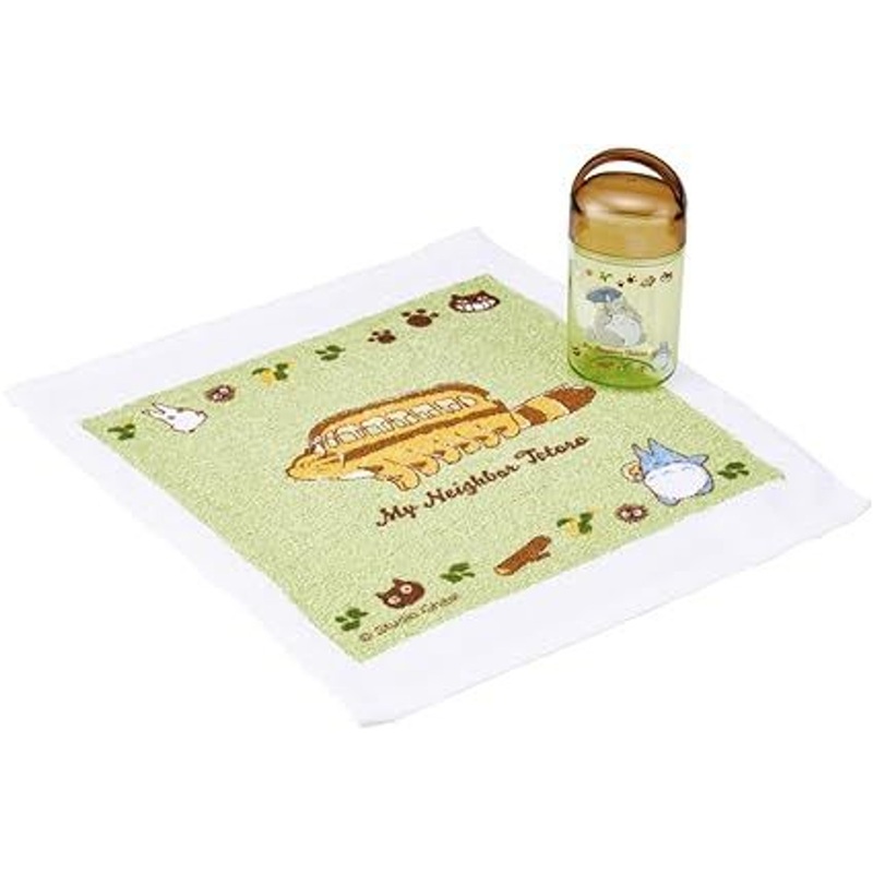 Skater Studio Ghibli Towel with Towel Case Cat Bus
