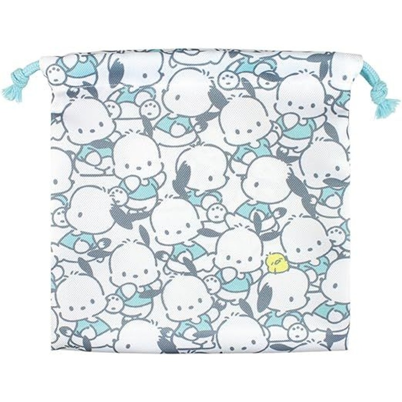 T’s Factory Sanrio Flat Drawstring Bag – Pochacco