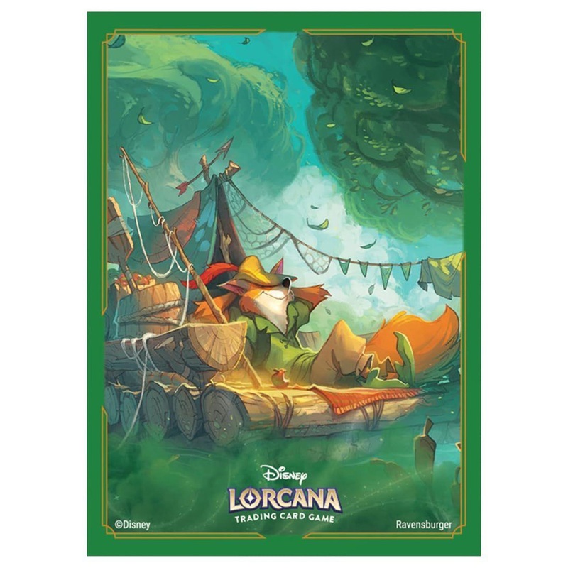 Takara Tomy Disney Lorcana TCG Japanese Edition Official Card Sleeve “Robin Hood: The Thief of Tomorrow”