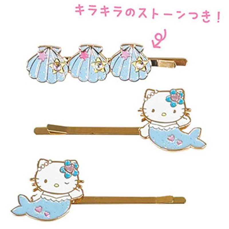 TCP Hello Kitty Hairpin Set Mermaid (Blue)