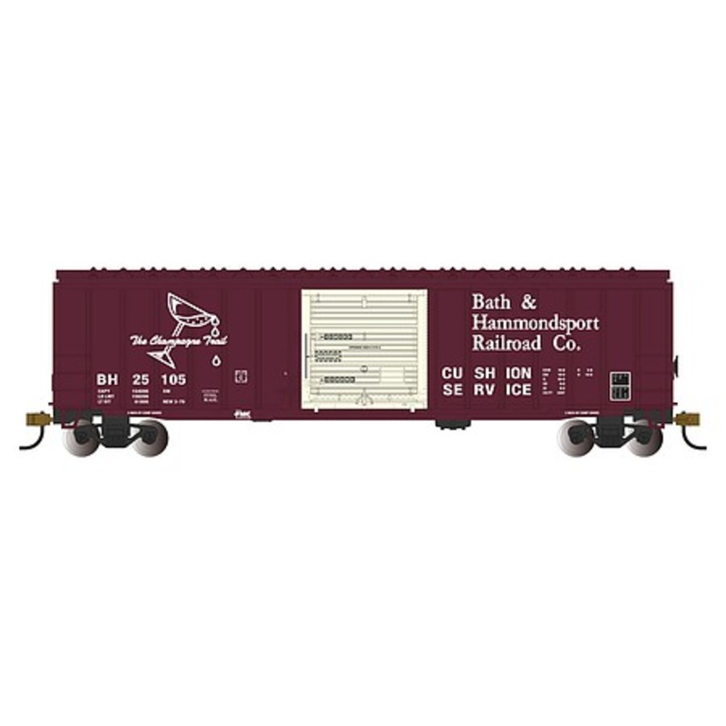 50.6′ Outside Braced Boxcar Bath & Hammondsport #25105