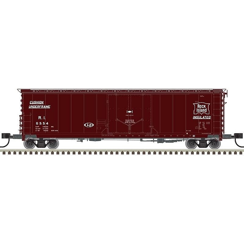 50′ GA RBL Plug-Door Boxcar Rock Island #6513