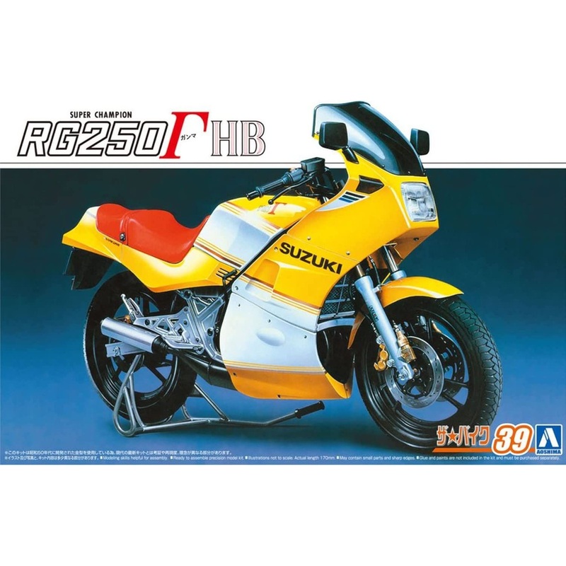 Aoshima The Bike 1/12 Suzuki GJ21A RG250 HB ’84 Plastic Model