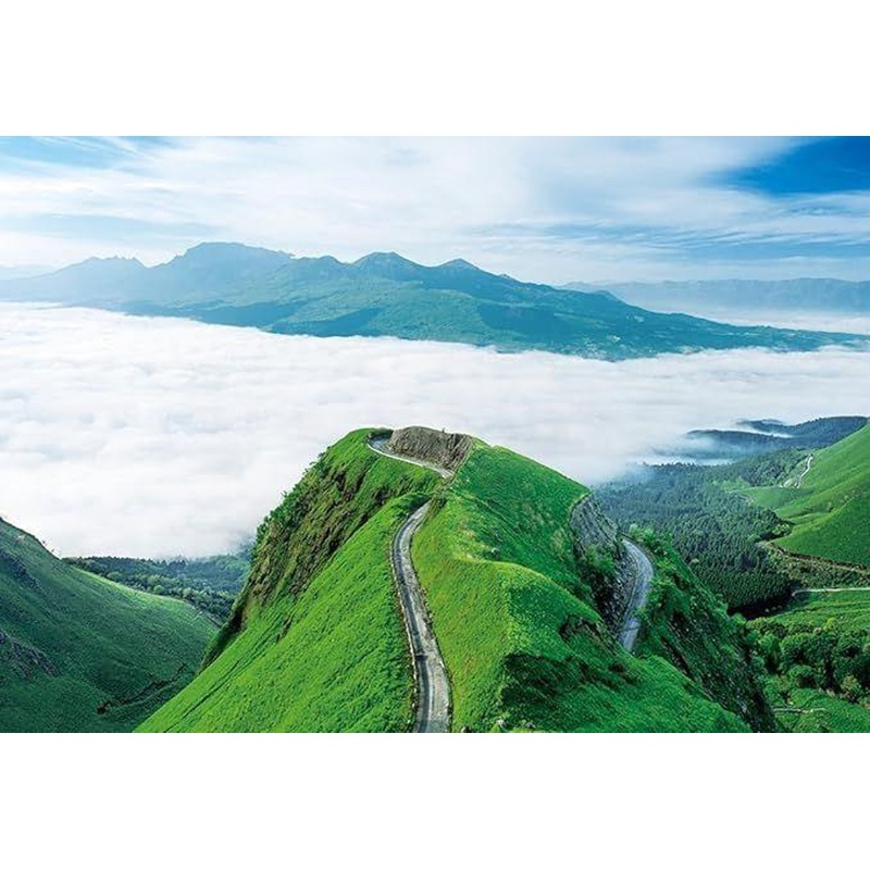 Apollo-sha 48-629 Jigsaw Puzzle The Road in the Sky – Kumamoto (300 Pieces)