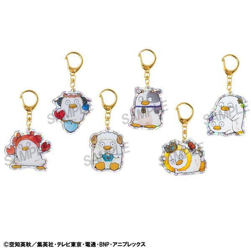 MegaHouse Acrylic Mascot Gintama Elizabeth 12 Zodiac Spring & Summer (6 Piece Box)