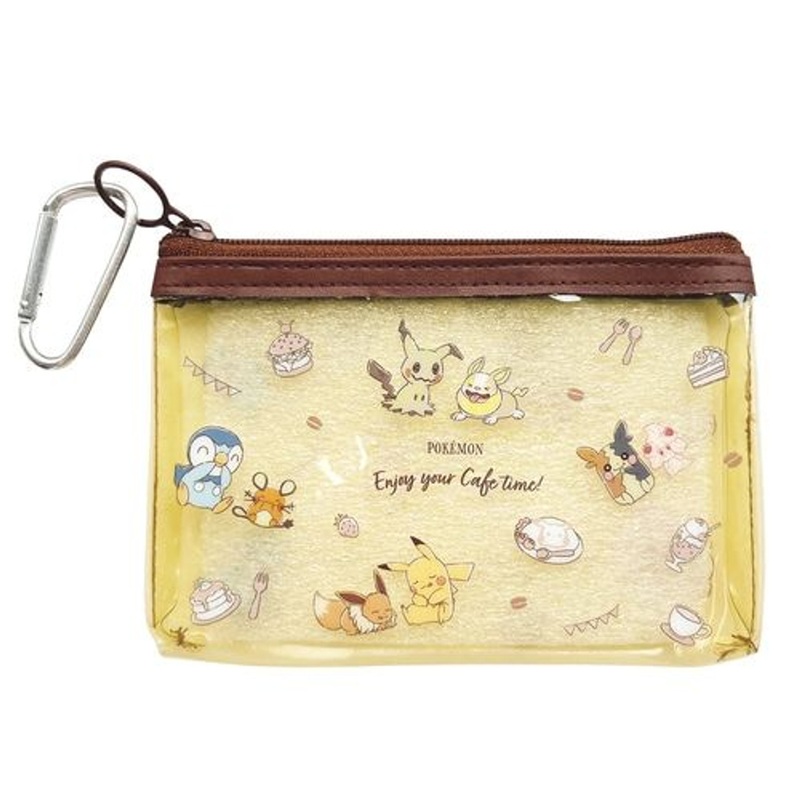 Pokemon Center Mini Pouch  w/Carabiner (Cafe)