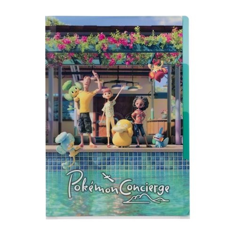 Pokemon Center Original 3 Pocket A4 Clear File Pokemon Concierge