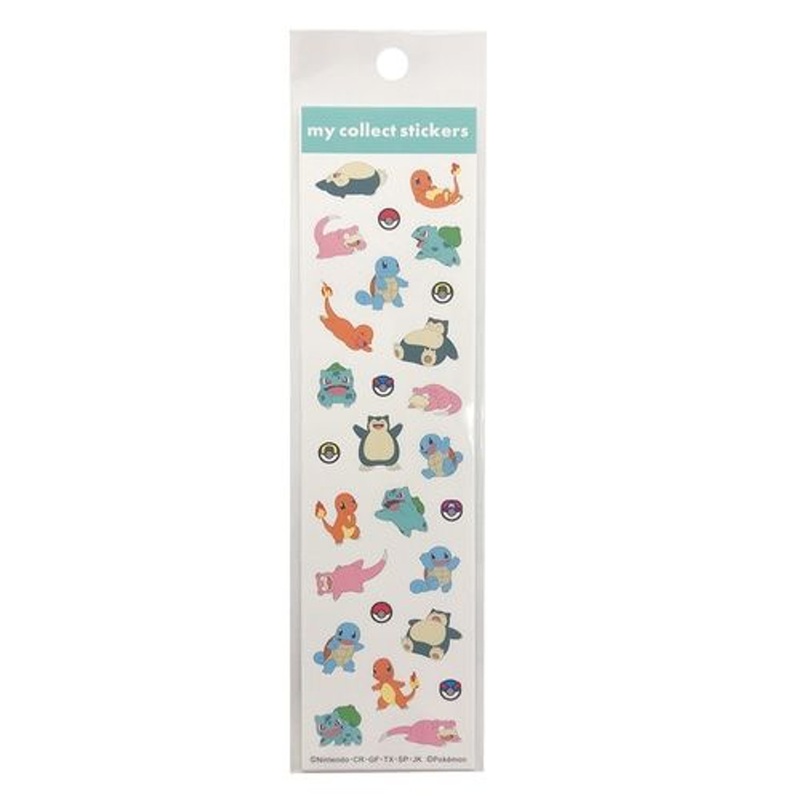 Pokemon Center Original My Collect Stickers Set – Mix 1