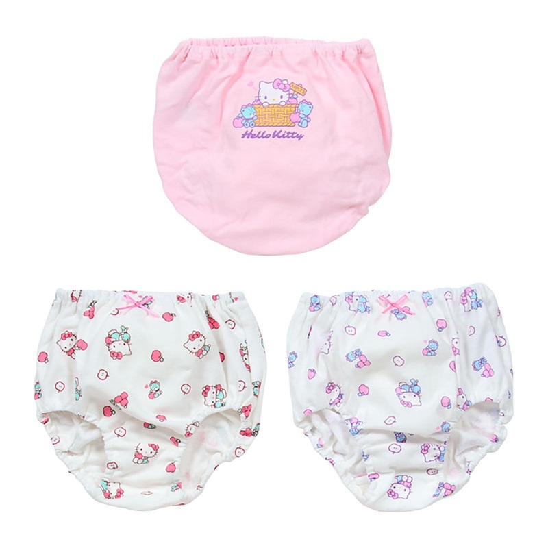 Sanrio Hello Kitty Apple Kids Underwear 3-Piece Set (100cm/ 4T)
