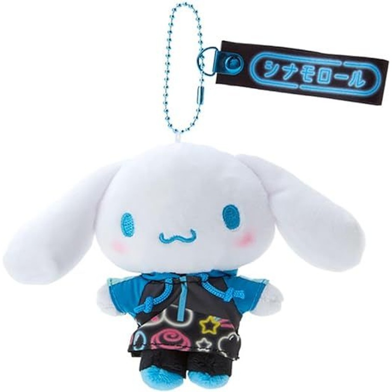 Sanrio Mascot Holder Cinnamoroll (Sanrio Vivid Neon)
