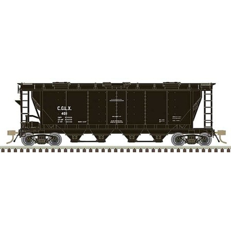Slab Side Covered Hopper CGLX #402