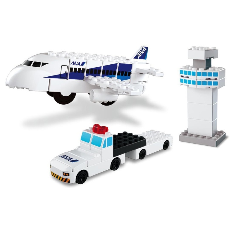 Takara Tomy Tomica Plarail Block ANA Airport Set