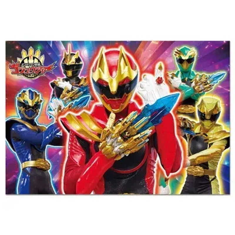Tenyo MK-40-642 Children’s Jigsaw Puzzle Susume! No.1 Sentai Gozyuger (40 pcs.)