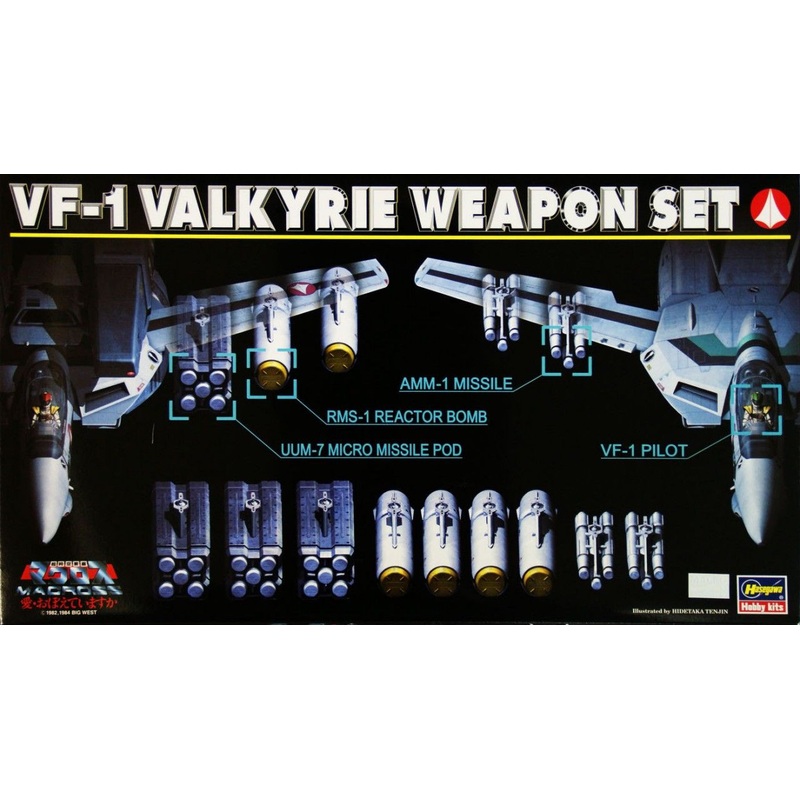 Hasegawa 1/72 Macross Valkyrie Weapon Set Plastic Model
