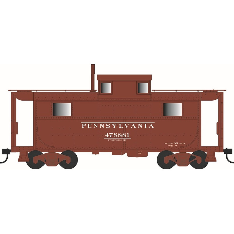HO N-5 Caboose PRR #478881/Early Panhandle Division Blt 7-1
