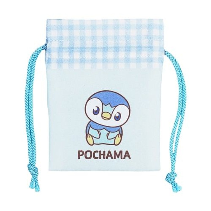Pokemon Center Original PokePeace Mini Drawstring Pouch – Piplup