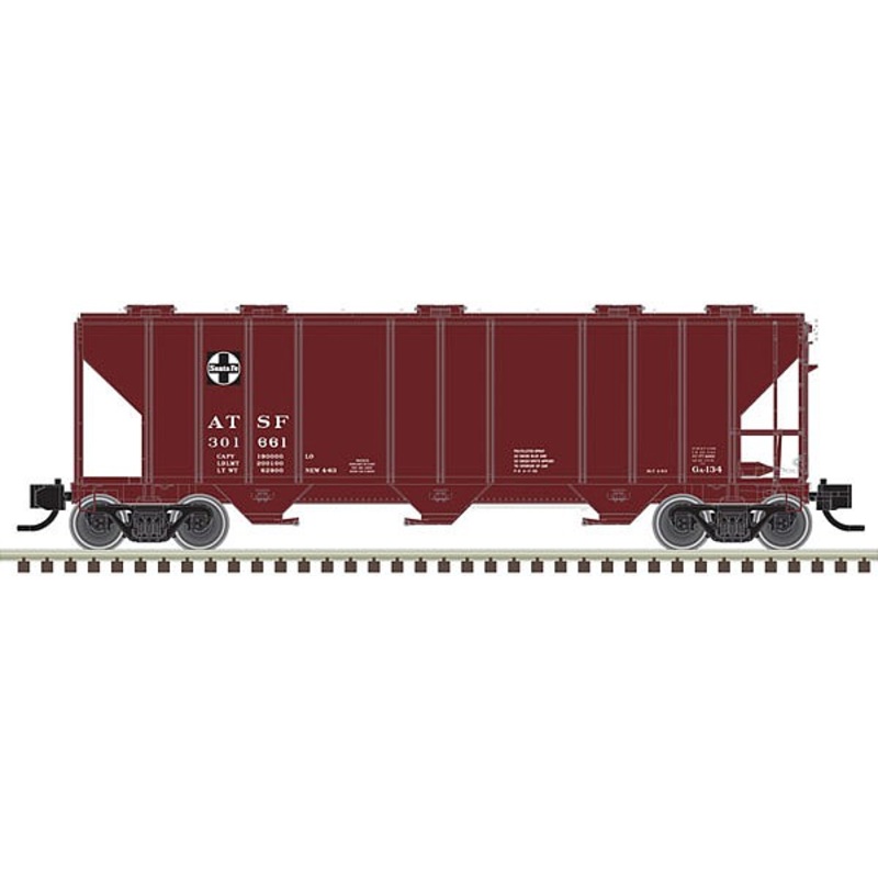 PS-4000 Covered Hopper ATSF #301704