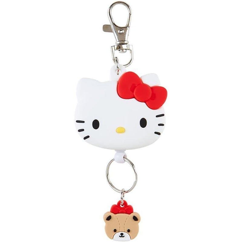 Sanrio Reel Keychain Hello Kitty Face Design
