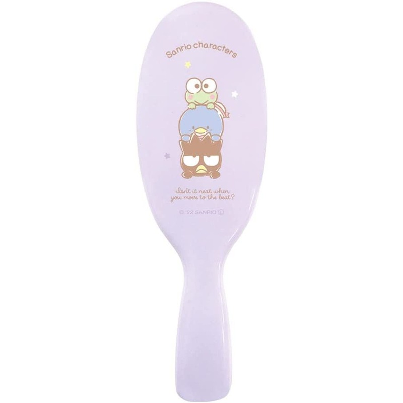 T’s Factory Handle Attached Smooth Hairbrush Sanrio Kero Kero Keroppi & Tuxedo Sam & Bad Badtz-Maru