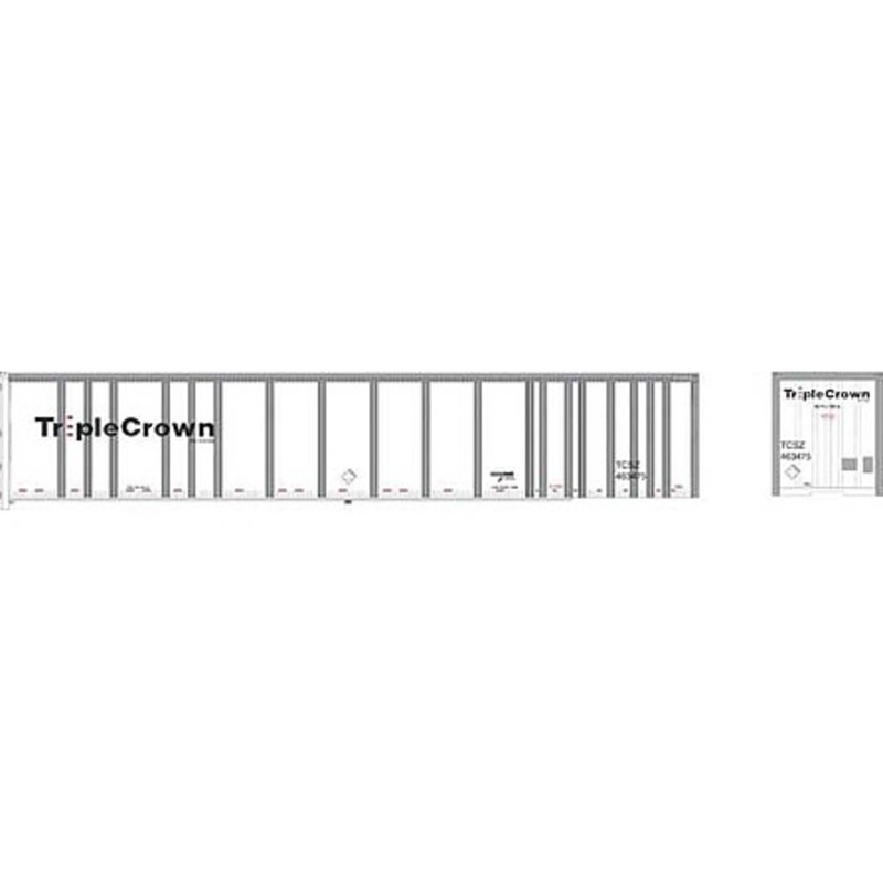 50′ Roadrailer Platewall NS Triple Crown #463509