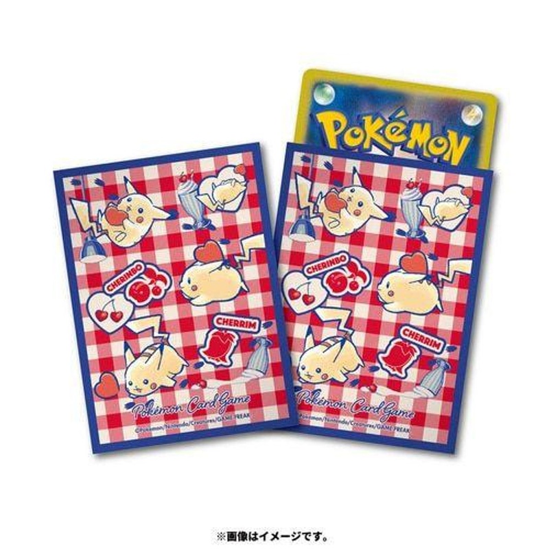 Pokemon Card Game TCG Deck Sleeves Pikachu And Heart