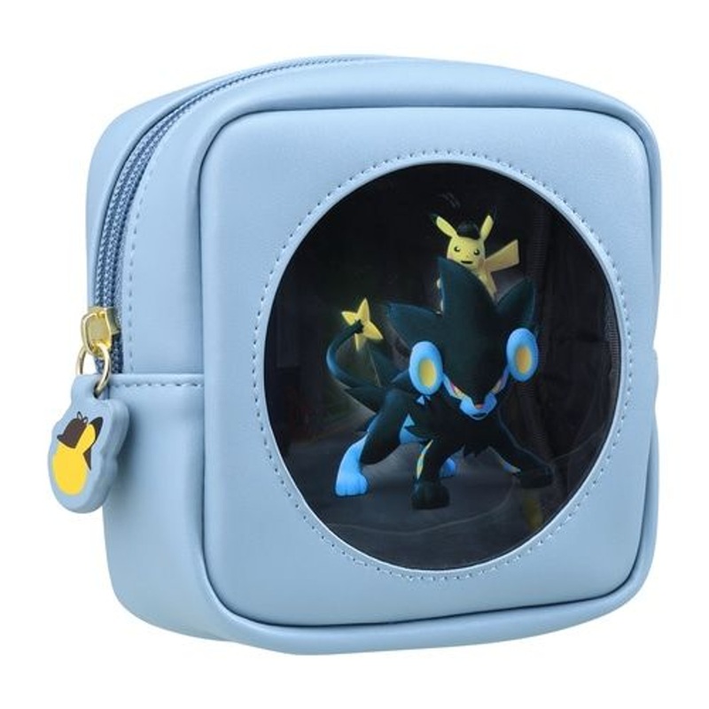 Pokemon Center Original Pouch with Window – Pikachu and Luxray (Detective Pikachu Returns!)